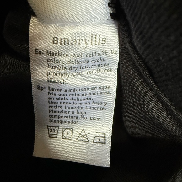 Amaryllis & Tayshia The Manhattan Black denim Jeans Sz 6 Frayed Hem Straight Leg - Picture 9 of 15